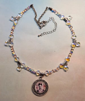 Image of MI FRIDUCHA! ~ Hand Beaded Frida Necklace #4