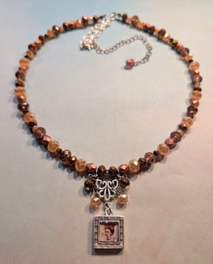 Image of MI FRIDUCHA! ~ Hand Beaded Frida Necklace #5