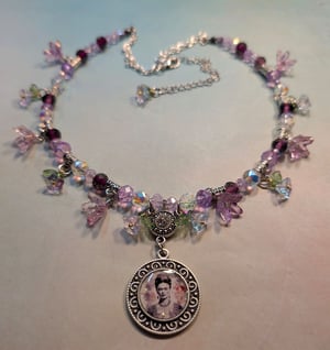 Image of MI FRIDUCHA! ~ Hand Beaded Frida Necklace #7