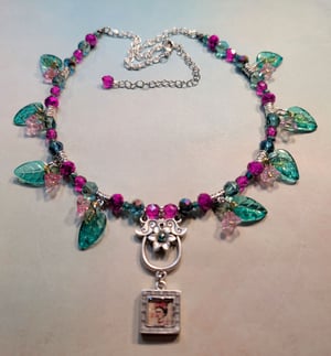 Image of MI FRIDUCHA! ~ Hand Beaded Frida Necklace #10