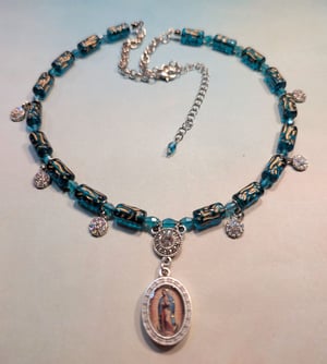 Image of MI LUPITA! ~ Hand Beaded Guadalupe Necklace #2