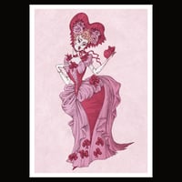 Image 2 of Valentine Vampire - A5 art print