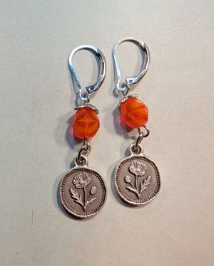 Image of POPPIES! ~ Hand Beaded Poppy Necklace #2dsdf