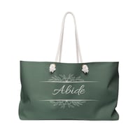 Image 1 of Abide Sage Grove Weekender Tote Bag for Travel & Church Retreats