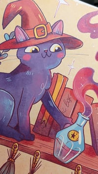 Image 1 of PRINT - Un chat dans l'atelier