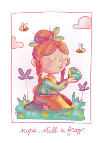 Image 1 of PRINT - Nope, still a frog