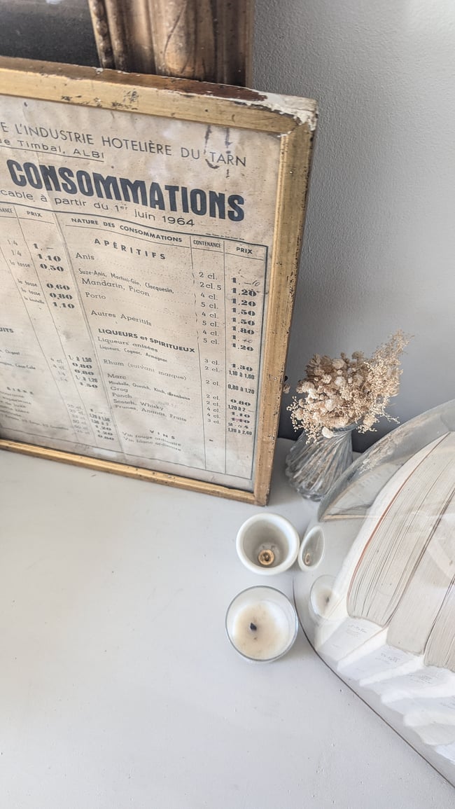 Tarif des consommations 