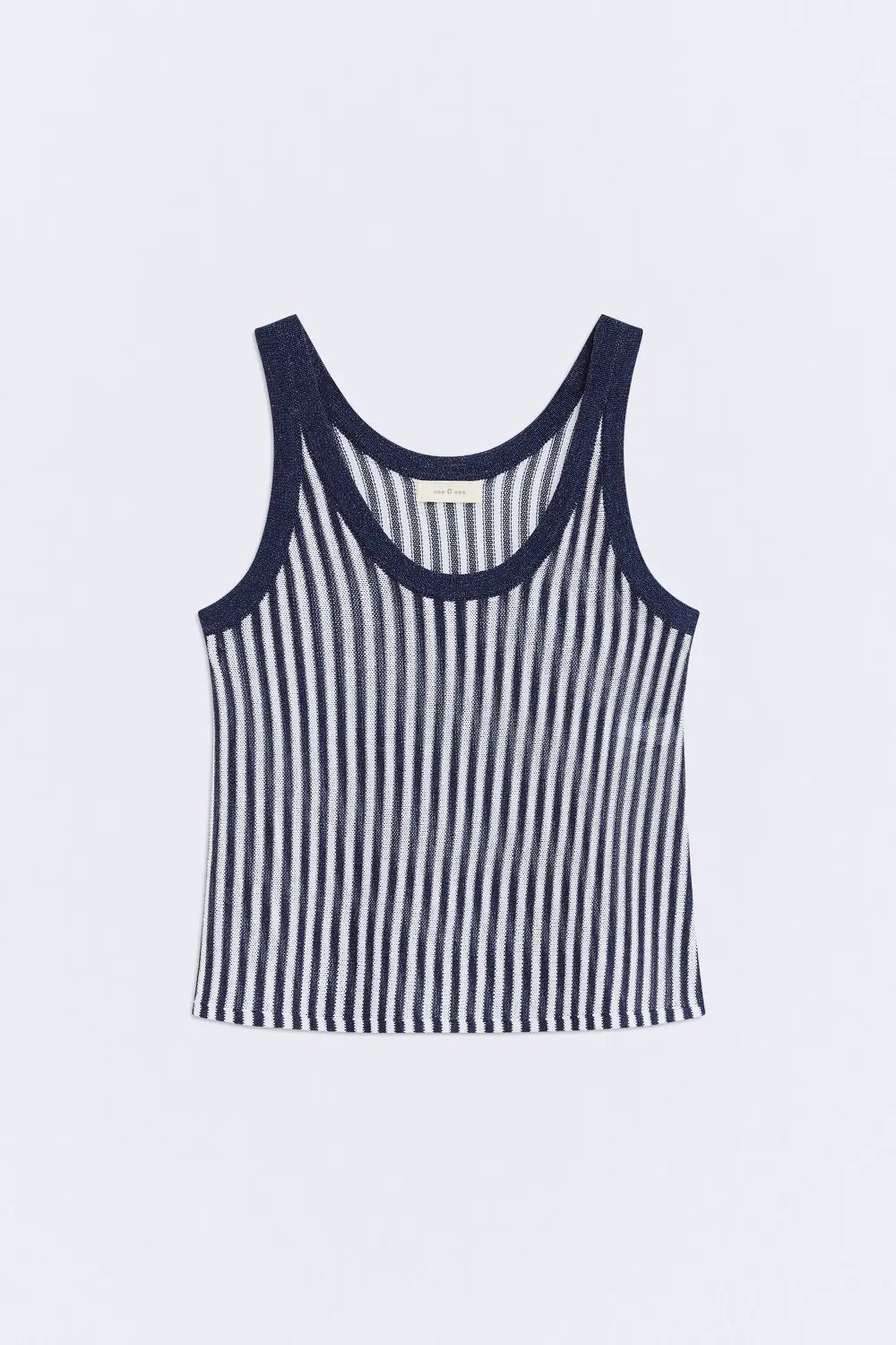 Image of 1-Top Sunset Navy Stripes