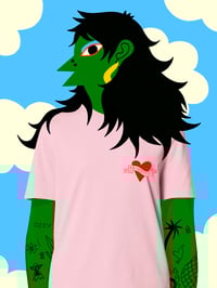 Image 2 of TEE-SHIRT MERMAID ROSE 