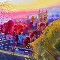 Image 2 of 'Malvern Priory Sunrise' by Antony Bridge