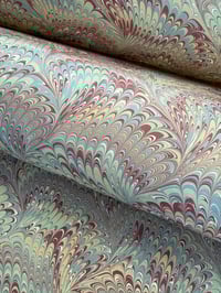 Image 3 of Marbled Paper #54 large nonpareil wave