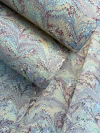 Image 4 of Marbled Paper #54 large nonpareil wave