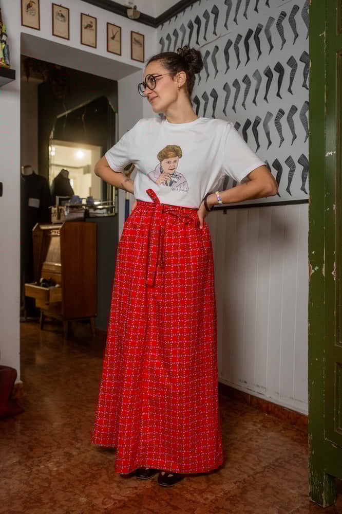 Image of Gonna lunga lunga a fiori