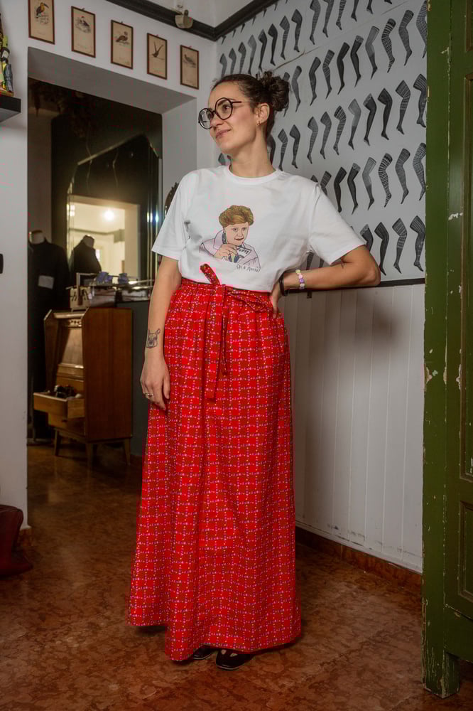 Image of Gonna lunga lunga a fiori