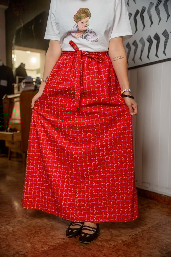 Image of Gonna lunga lunga a fiori