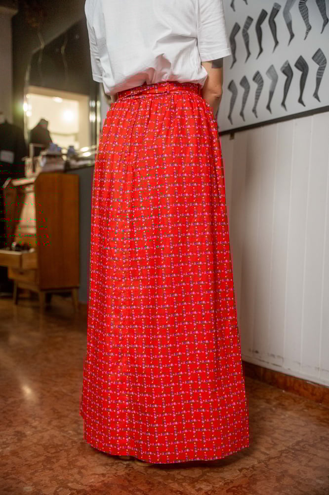 Image of Gonna lunga lunga a fiori