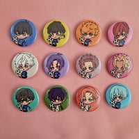Image 1 of Blue Lock Chibi Button Badges
