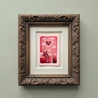 Image 1 of "Le Regard du Cœur"  - "The Heart's Gaze" - Original art