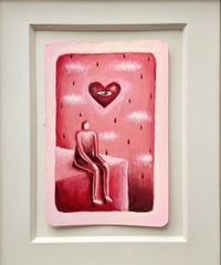Image 2 of "Le Regard du Cœur"  - "The Heart's Gaze" - Original art