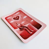 Image 3 of "Le Regard du Cœur"  - "The Heart's Gaze" - Original art