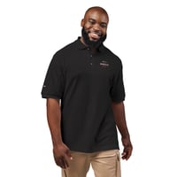 Image 3 of Embroidered "NOMADS" Polo Shirt - Classic Black Golf/Work Polo