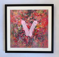 Image 10 of L O V E hand finished Love Movement prints  (2025)