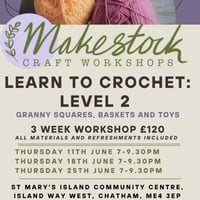 Image 1 of Learn to Crochet Level 2 - June 26