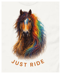 Image 1 of Just Ride Horse T-Shirt