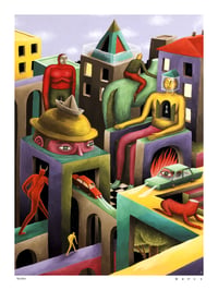 Image 3 of Matin pale sur les passages inclinés - Print limited edition