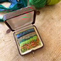 Image 2 of Poppies In The Field Miniature Landscape In Vintage Box