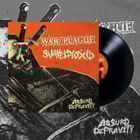 Image 4 of WAR//PLAGUE - SVAVELDIOXID "Absurd Depravity" split 7" PRE ORDER