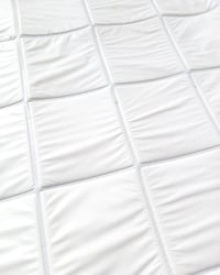 1970s Vintage Padded Wallcovering - Navy Blue Quilted Cushioned Vinyl Caravan - (Single Roll) – detail view 10