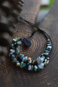 Image 2 of Collana Primavera - Abete e Agata Muschiata-