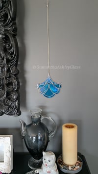 Image 1 of Art Deco Scallop - Iridescent Blue