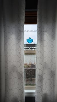 Image 4 of Art Deco Scallop - Iridescent Blue