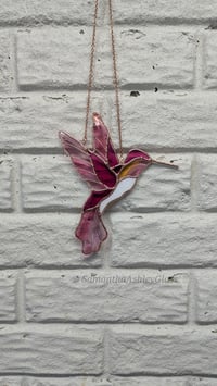 Image 2 of Hummingbird - Pink and Copper