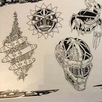 Image 2 of 1992 Steve Yates production flash sheet cyber scorpion 