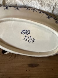 Image 9 of Ravier en terre de fer Jules Vieillard modèle Rouen - Décoration campagne