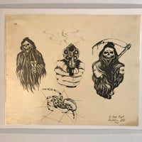 Image 1 of 1982 Guideline Tattoo production flash sheet