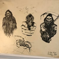 Image 2 of 1982 Guideline Tattoo production flash sheet