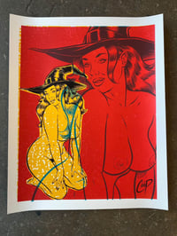 WITCH GIRL Silkcreen Print 