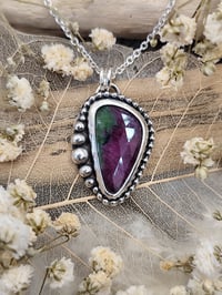 Image 1 of Beaded Ruby In Zoisite