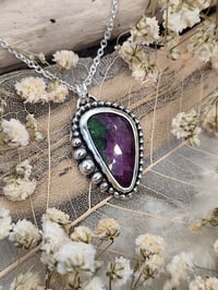 Image 6 of Beaded Ruby In Zoisite