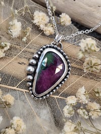 Image 2 of Beaded Ruby In Zoisite