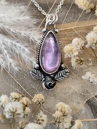 Image 1 of Amethyst Doublet Drop & Rose