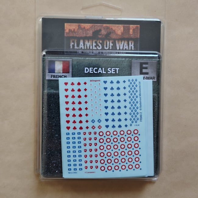 French Early War Decal Set (FR940)