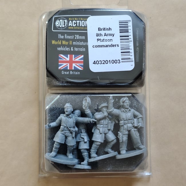 British 8th Army Platoon Commanders