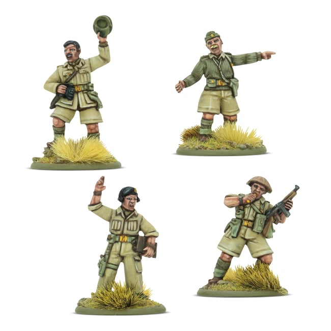 British 8th Army Platoon Commanders