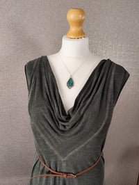 Image 5 of Beaded Malachite & Leaf