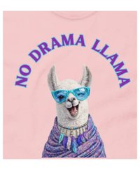 Image 1 of No Drama Llama Funny T-Shirt